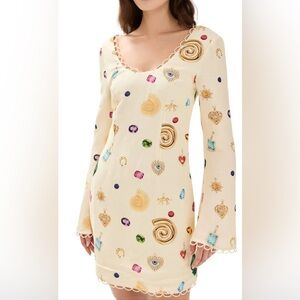 NWT The Wolf Gang Encanto mini dress size XS